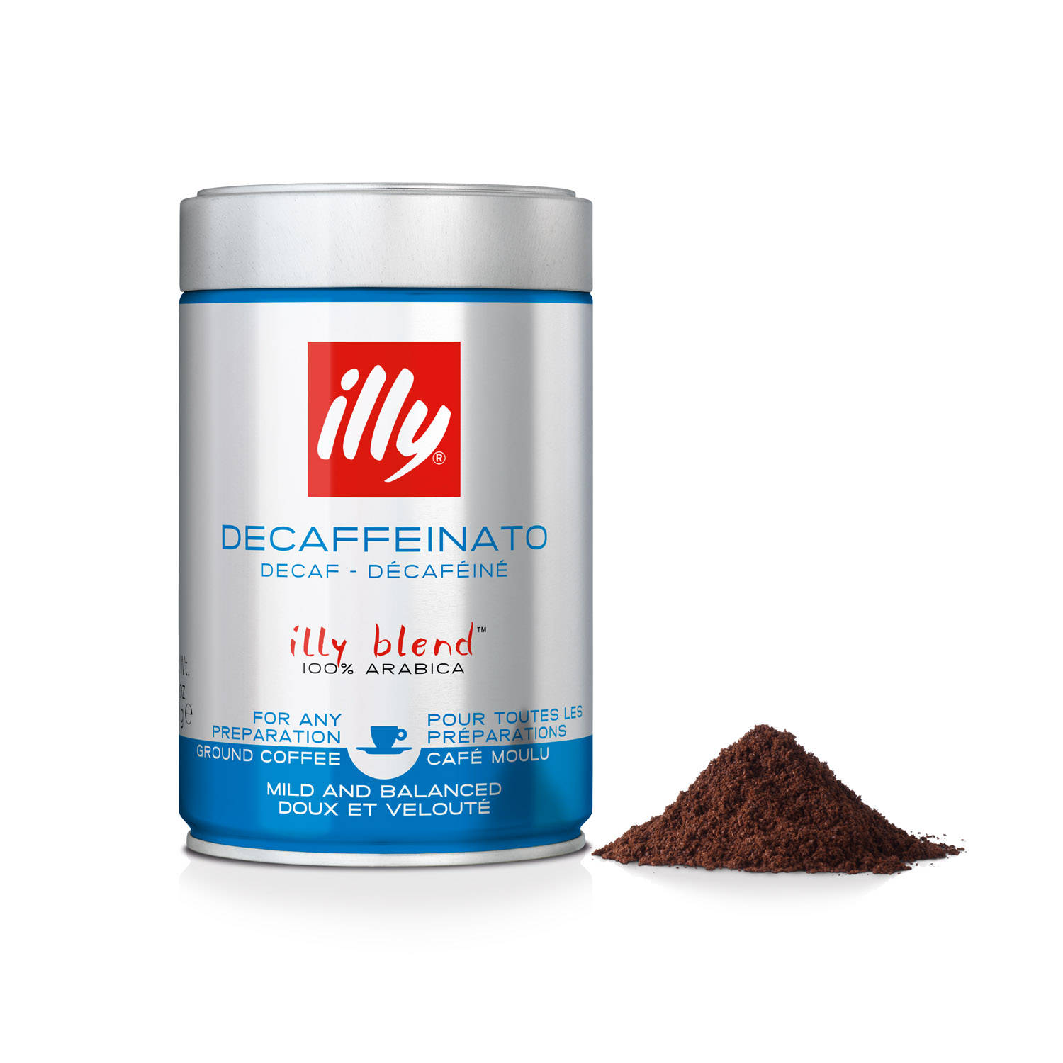 ΚΑΦΕΣ ILLY ΑΛ/ΝΟΣ DECAF 250g (ΚΙΒ 6 ΤΕΜ), Espresso Αλεσμένος, 01-02-0021
