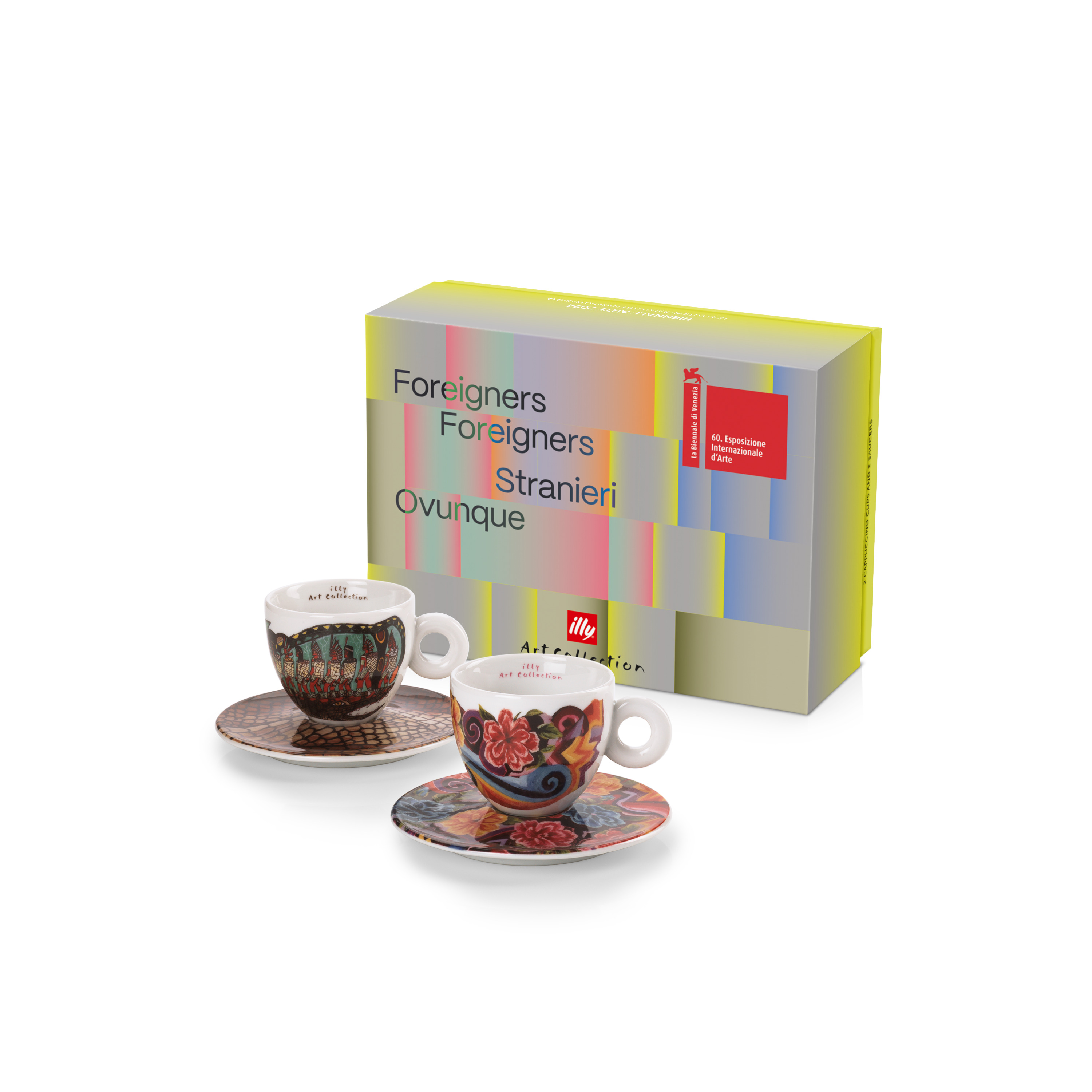 ΣΕΤ ΔΩΡΟΥ BIENNALE 2024-2 CAPPUCCINO CUPS/VERSION 1, Φλιτζάνια , 02-02-6133