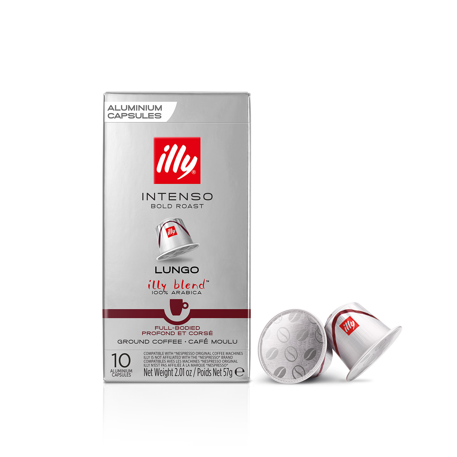 illy Espresso Compatible* Capsules INTENSO LUNGO, Compatible Capsules, 01-05-0015