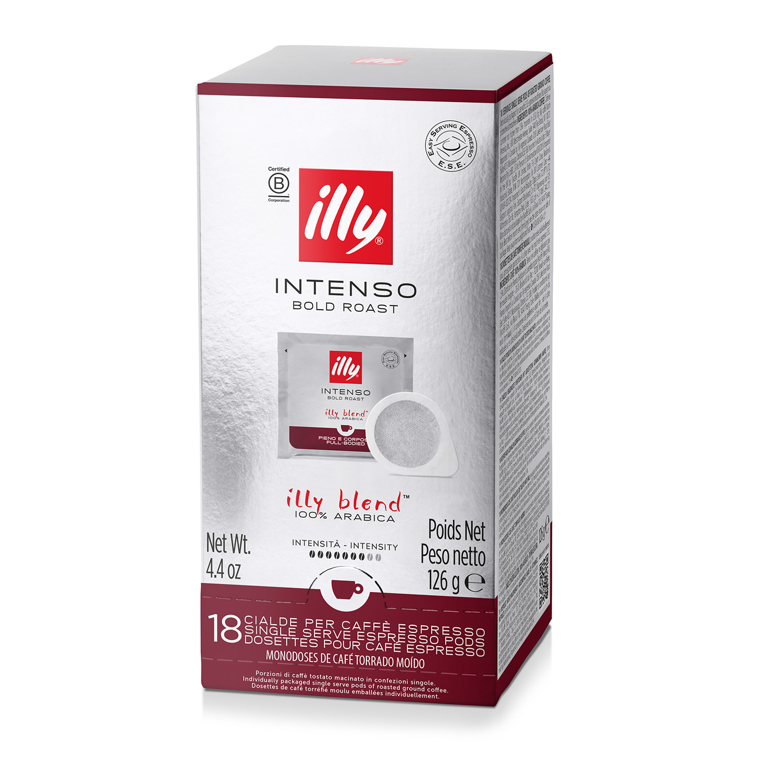 ILLY ESE S.P. INTENSO 18pods -2025, Blend, 01-04-0216
