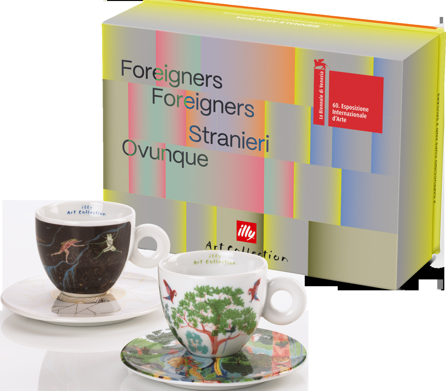  BIENNALE 2024-2 CAPPUCCINO CUPS/VERSION 2 GIFT SET, Keep Cups, 02-02-6134