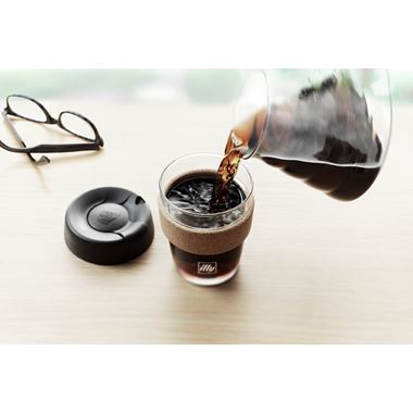 illy KeepCup Travel Mug - Glass, Coffee Accessories, 02-06-0080