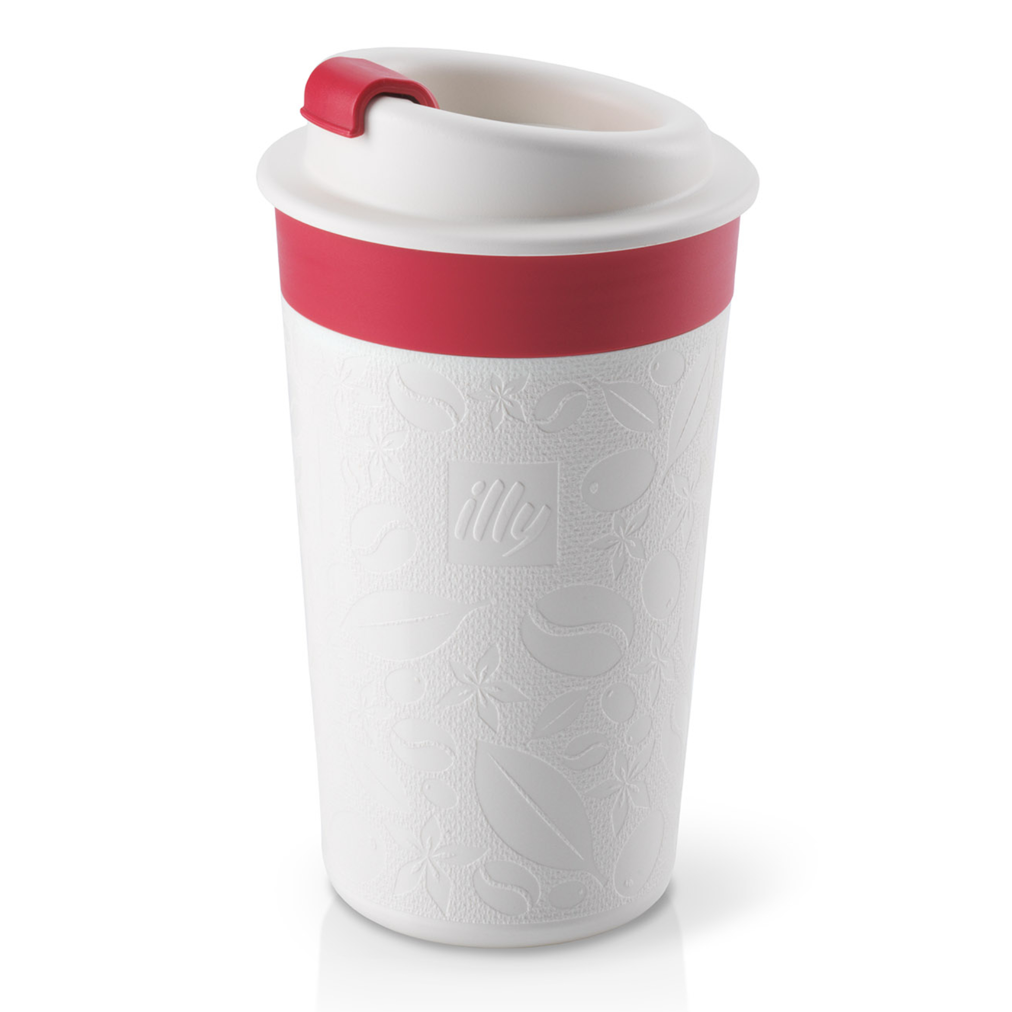 Travel Mug illy White Zagnoli Pattern, Coffee Accessories, 02-06-0095
