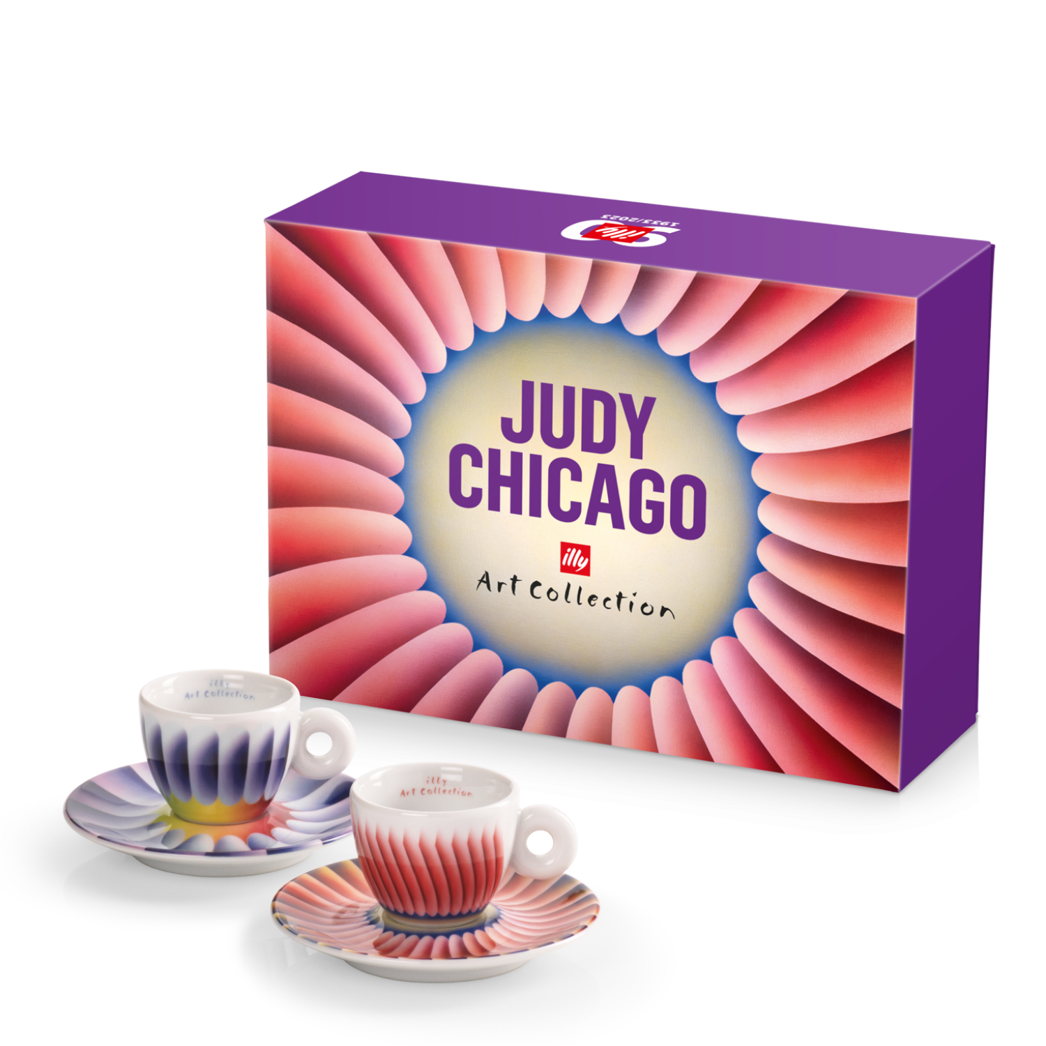 illy Art Collection JUDY CHICAGO Gift Set 2 Espresso Cups, Cups, 02-02-2015