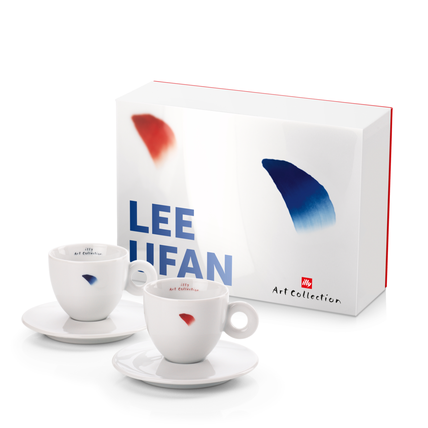 illy Art Collection LEE UFAN Gift Set 2 Cappuccino Cups, Cups, 02-02-2018