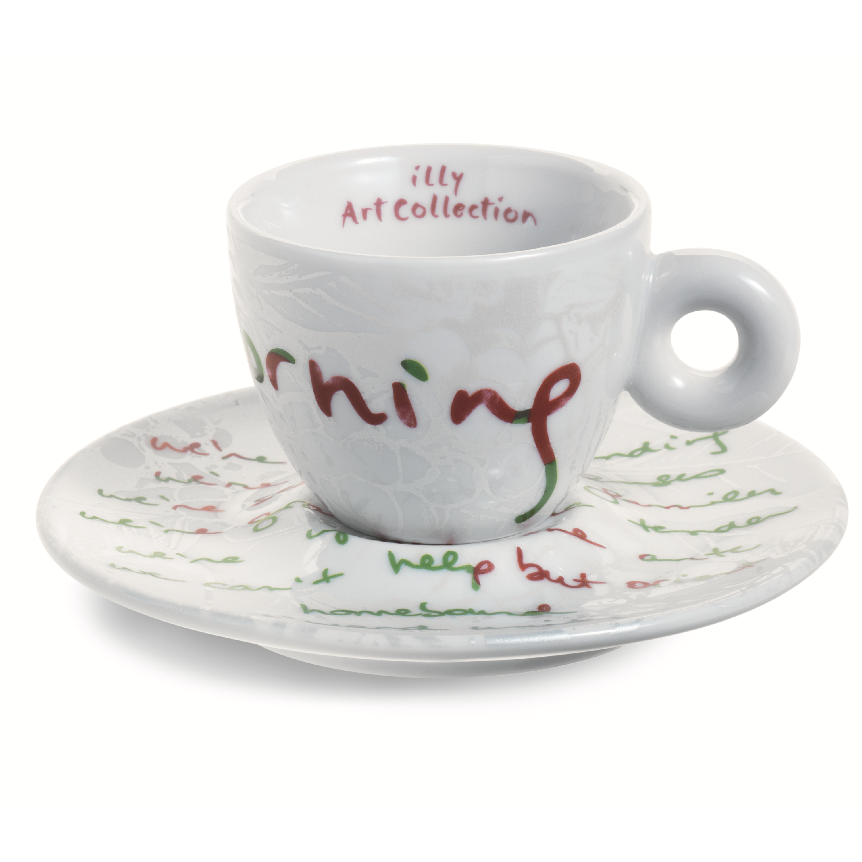 illy Art Collection ALANIS MORISSETTE Gift Set 2 Espresso Cups + 250gr illy Espresso Ground + DVD, Cups, 02-02-6024