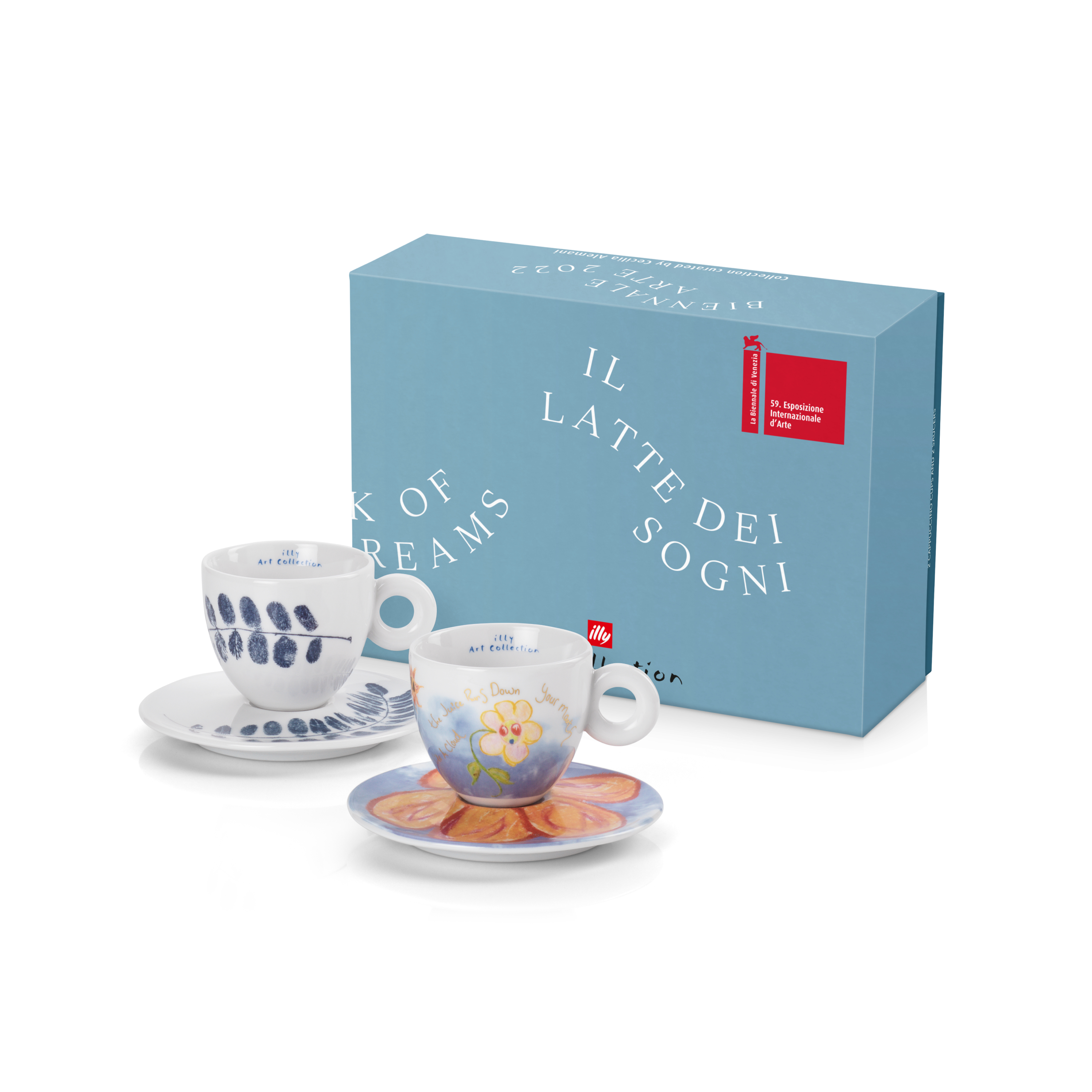 illy Art Collection ΒΙΕΝΝΑLE 2022 Gift Set 2 Cappuccino Cups | OKOYOMON & PIRICI, Cups, 02-02-6081