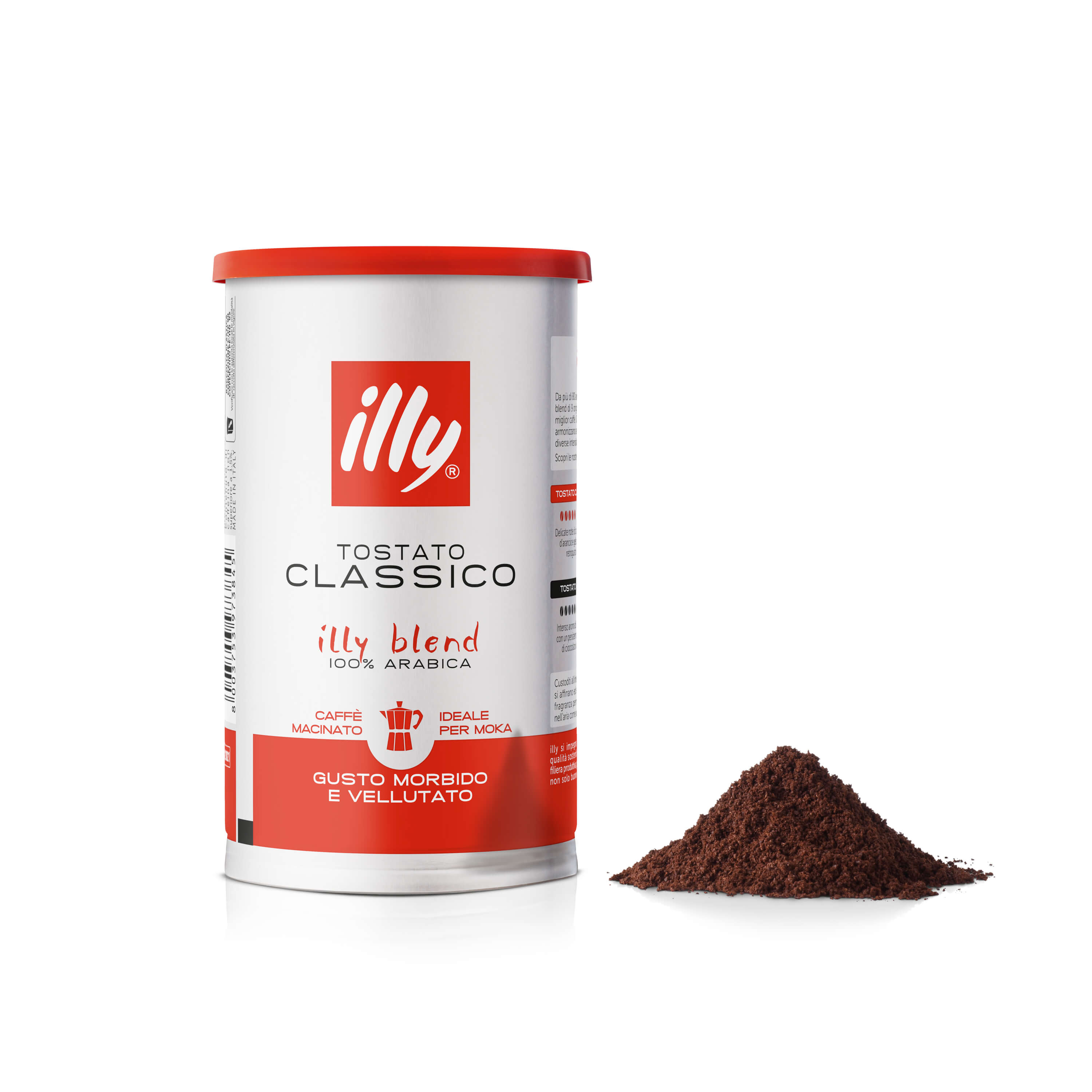 Ground Espresso CLASSICO SOFTCAN - 185g, Espresso Ground Coffee, 01-02-0102