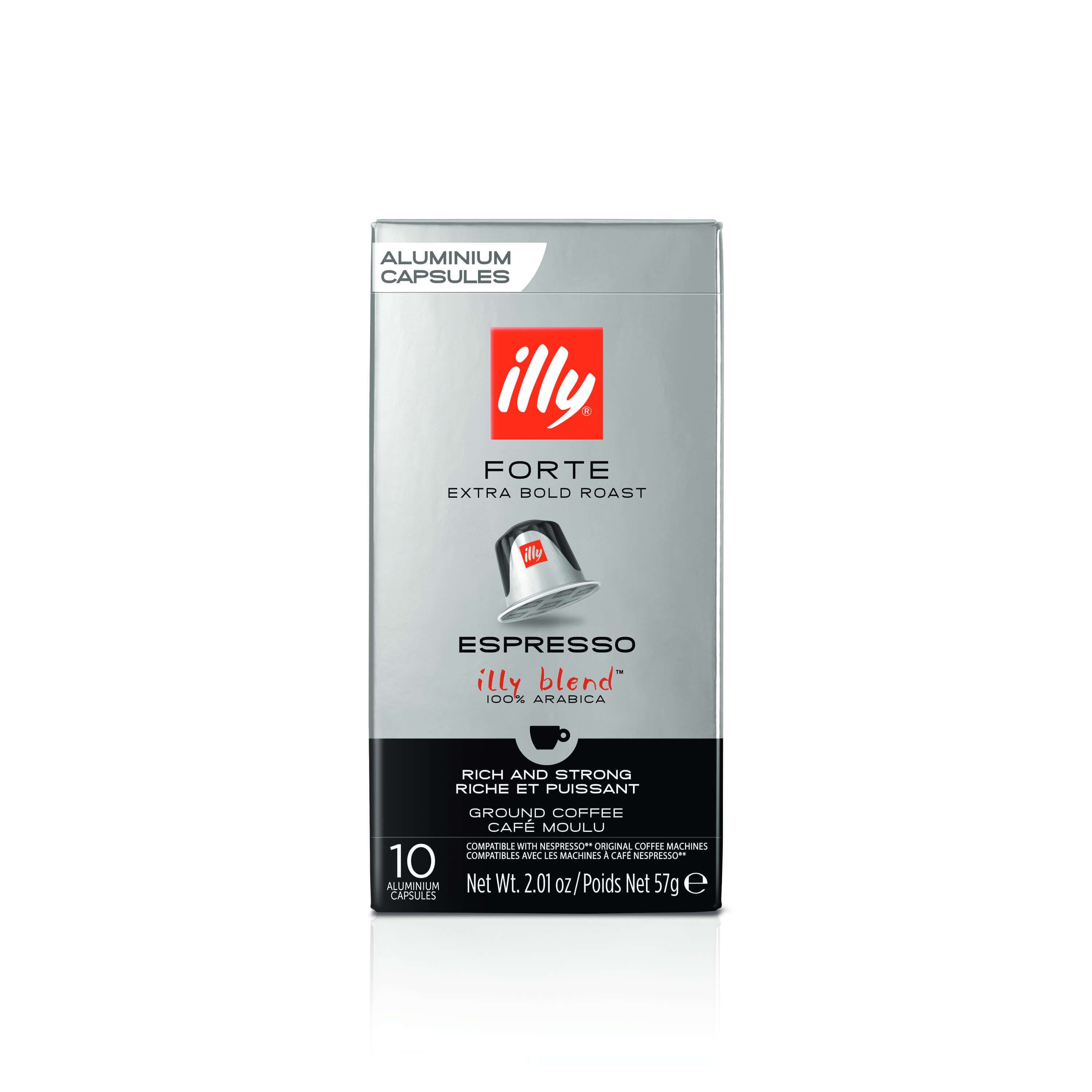 Κάψουλες illy FORTE Συμβατές με μηχανές Nespresso*, Κάψουλες Compatible, 01-05-0012