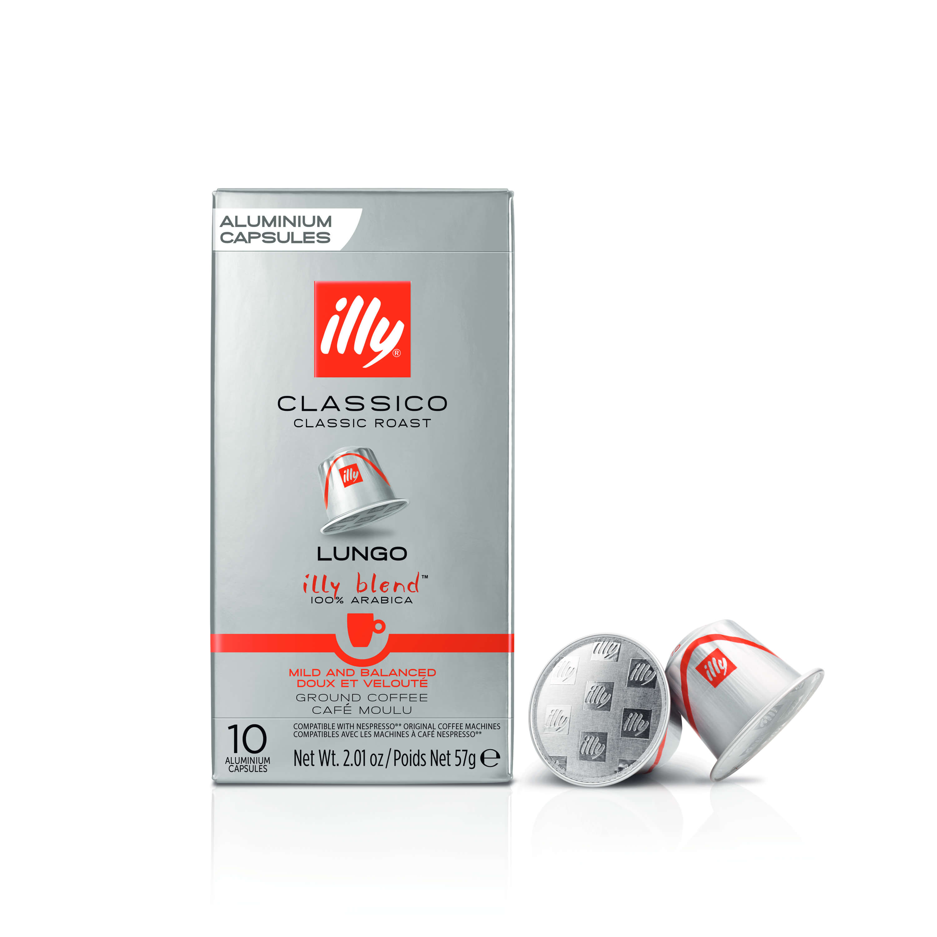 illy Espresso Compatible* Capsules LUNGO, Compatible Capsules, 01-05-0013