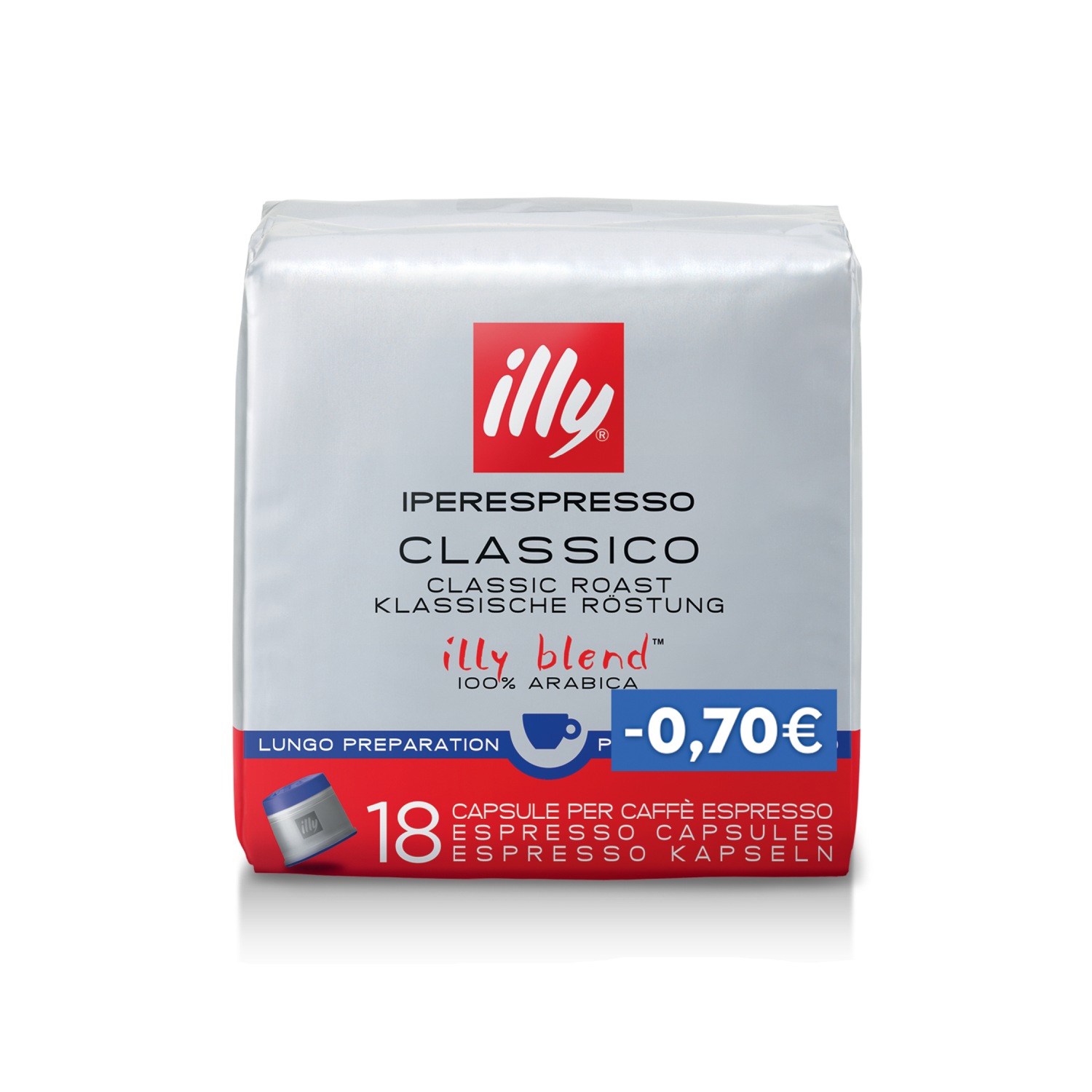 Κάψουλες Iperespresso LUNGO - 18 κάψουλες (-0,70€), Χαρμάνια, 01-04-2202