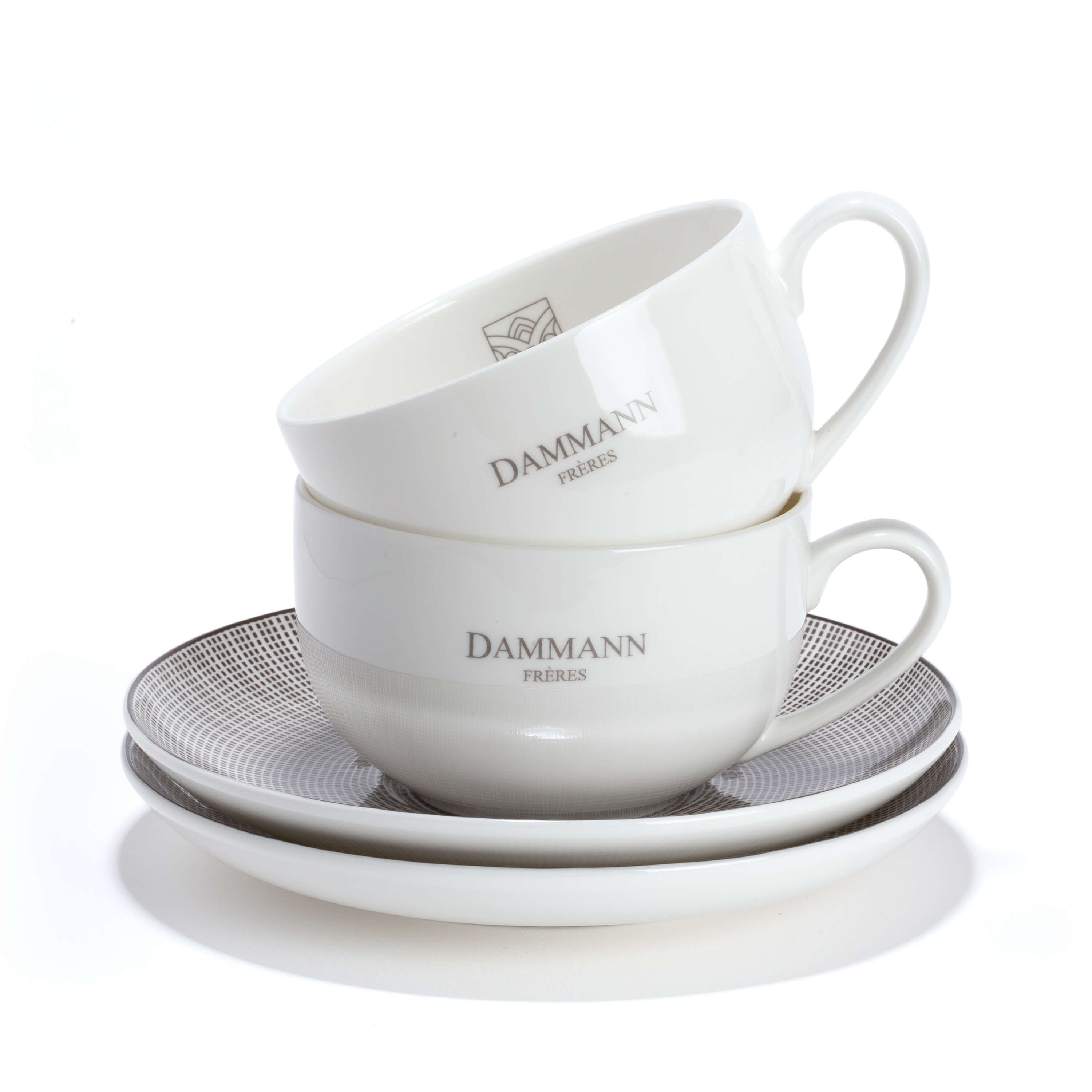 Dammann Jumbo Tea Cup and Saucer, Bowls, Cups & Saucers, 18-20-1320