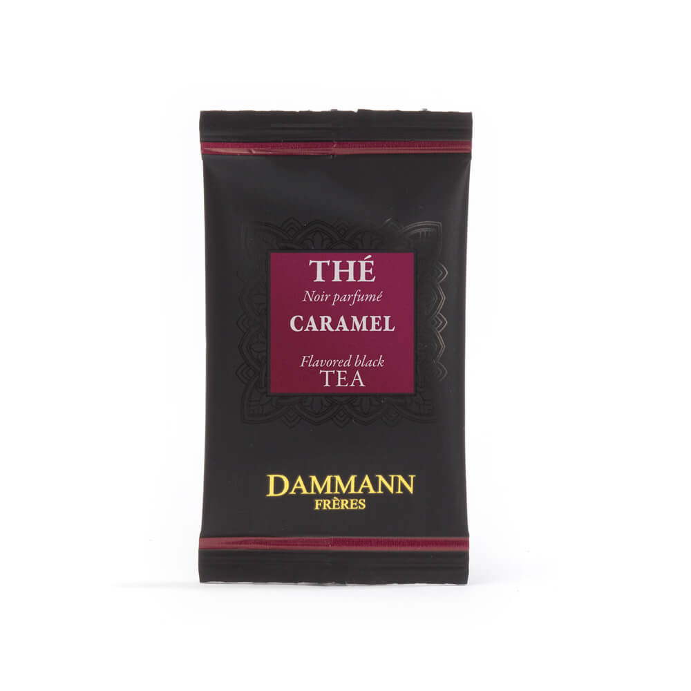 Dammann Tea Caramel 24 Cristal® tea bags, Black Flavored Tea, 18-20-0103