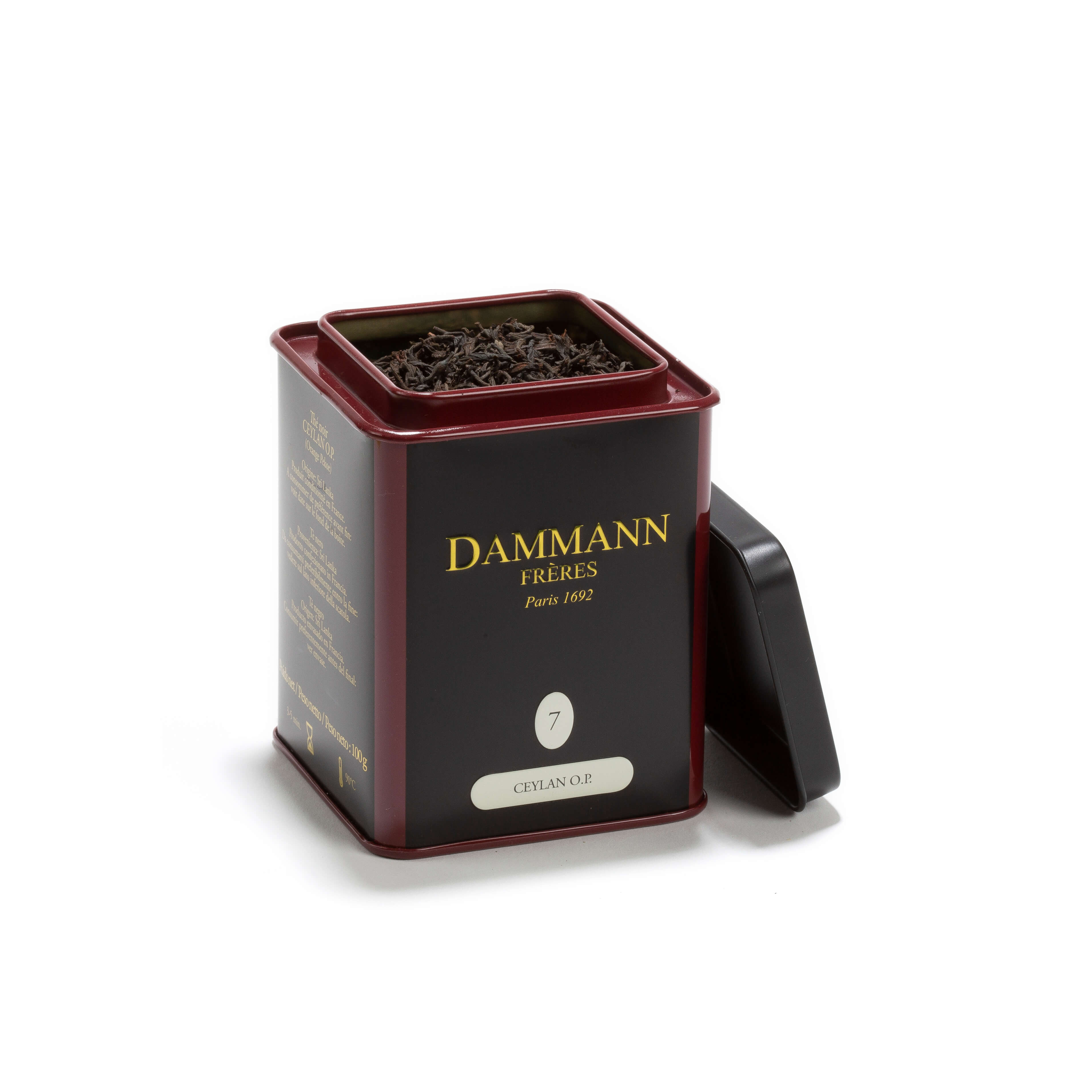 Dammann Loose Tea Ceylan O.P, Black Flavored Tea, 18-20-2002