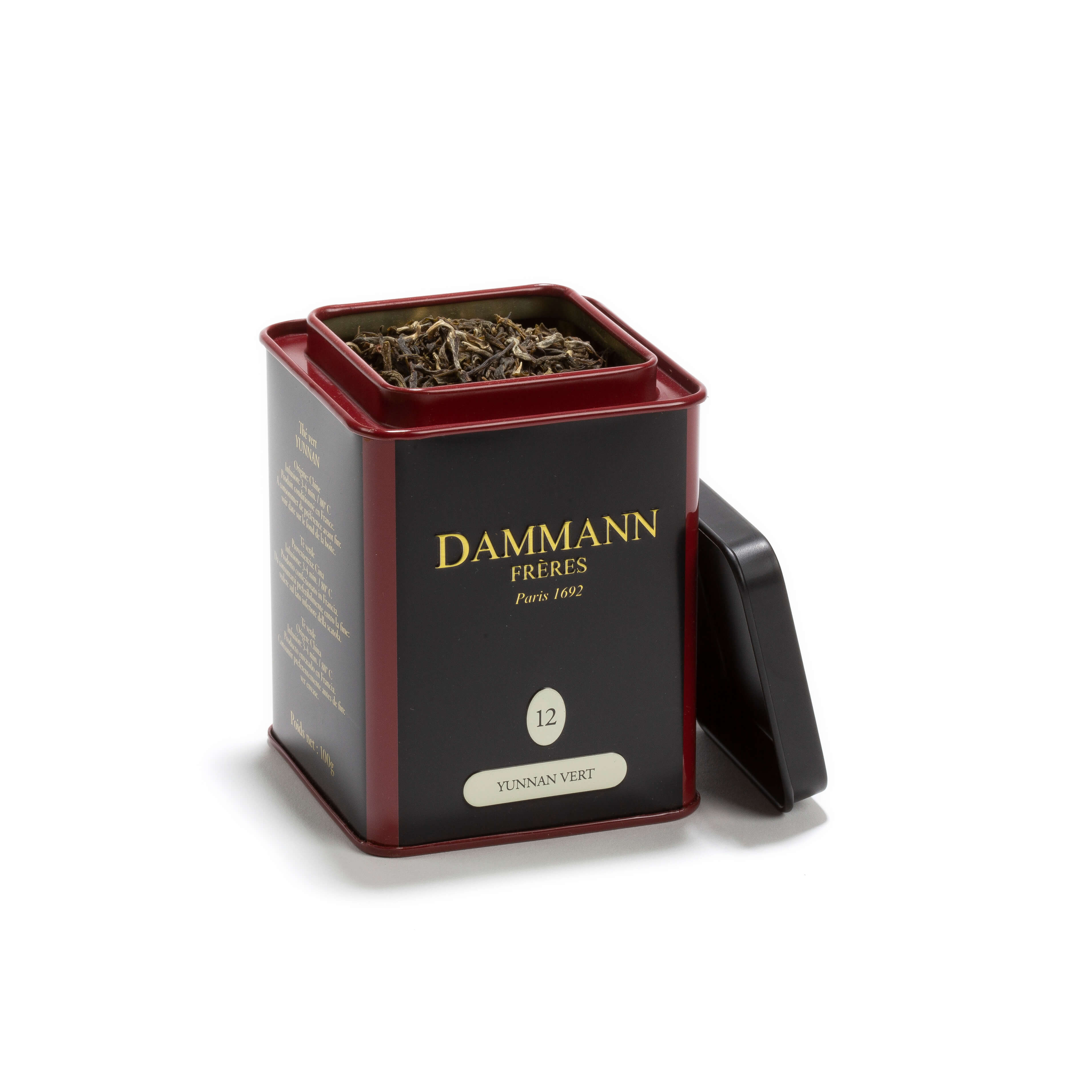 Dammann Loose Tea Yunnan Vert, Green Flavored Tea, 18-20-2004