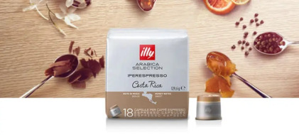 The sweetness of illy Arabica Selection Costa Rica now available in the Iperespresso capsule format