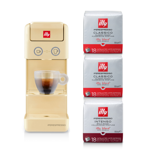 Iperespresso Y3.3 + 54 ΚΑΨΟΥΛΕΣ, Μηχανή Για Κάψουλες IPERESPRESSO, 01-10-0141