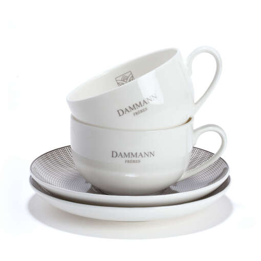DAMMANN FRERES TEA CUP AND SAUCER  15 CL, Bowls, Cups & Saucers, 18-20-1321