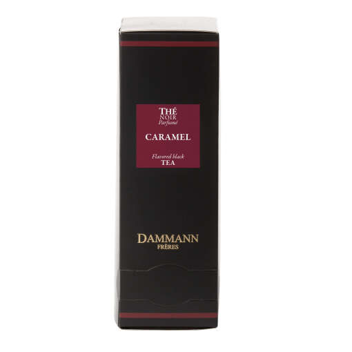 Dammann Tea Caramel 24 Cristal® tea bags, Black Flavored Tea, 18-20-0103