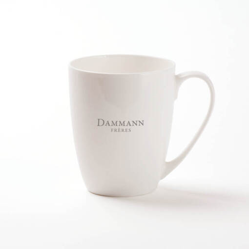 WHITE PORCELAIN MUG DAMMANN 35cl, Bowls, Cups & Saucers, 18-20-9926