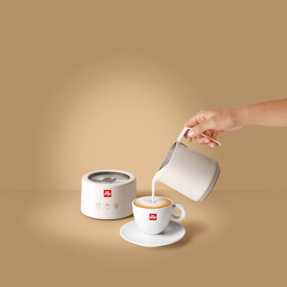 illy Electric Milk Frother Λευκό, Αξεσουάρ Καφέ, 02-07-0102