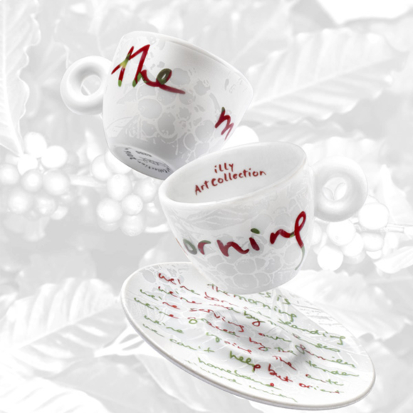 illy Art Collection ALANIS MORISSETTE Gift Set 2 Espresso Cups + 250gr illy Espresso Ground + DVD, Cups, 02-02-6024