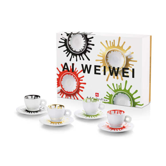illy Art Collection ΑΙ WEIWEI Gift Set 4 Espresso Cups, Cups, 02-02-6072
