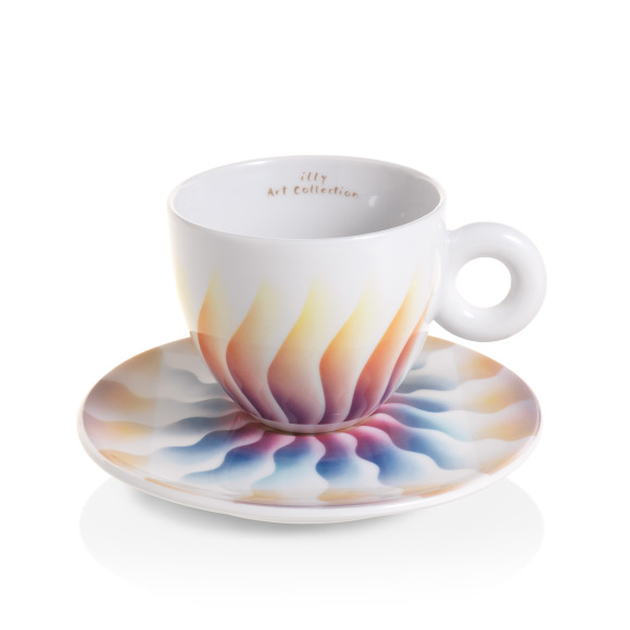 illy Art Collection JUDY CHICAGO Gift Set 4 Cappuccino Cups, Cups, 02-02-6093