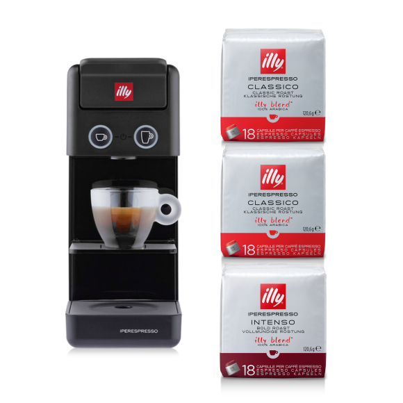 Iperespresso Y3.3 + 54 ΚΑΨΟΥΛΕΣ, Μηχανή Για Κάψουλες IPERESPRESSO, 555