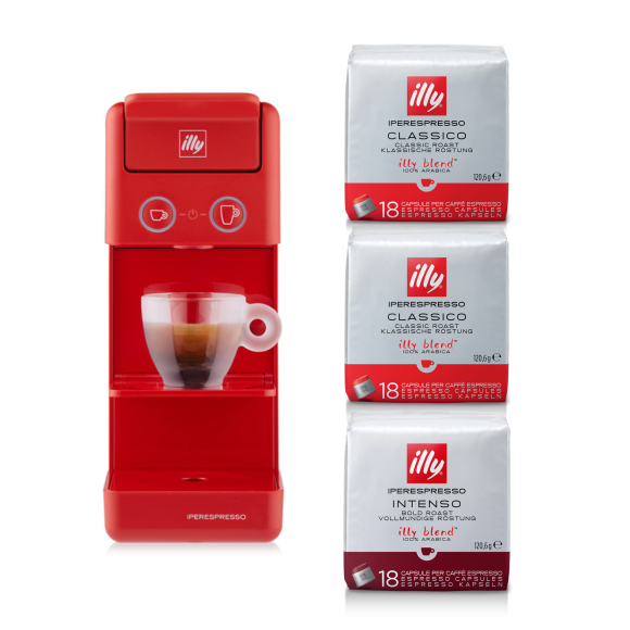 Iperespresso Y3.3 + 54 ΚΑΨΟΥΛΕΣ, Μηχανή Για Κάψουλες IPERESPRESSO, 555