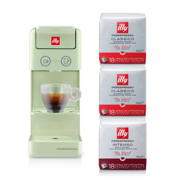 Iperespresso Y3.3 + 54 ΚΑΨΟΥΛΕΣ, Μηχανή Για Κάψουλες IPERESPRESSO, 555