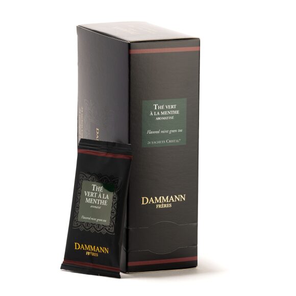 Τσάι Dammann Vert Menthe 24 Cristal® tea bags, Πράσινο Τσάι Σε Φακελάκι, 18-20-0207