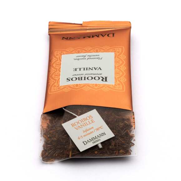 Dammann Tea Rooibos Vanilla 24 Cristal® tea bags, Rooibos Tea, 18-20-0306