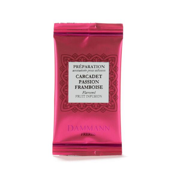 Dammann Tea Carcadet Framboise 24 Cristal® tea bags, Carcadet Tea, 18-20-0609