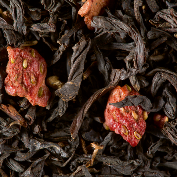 Dammann Tea 4 Fruits Rouges 24 Cristal® tea bags, Black Flavored Tea, 18-20-0105