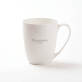 WHITE PORCELAIN MUG DAMMANN 35cl, Bowls, Cups & Saucers, 18-20-9926